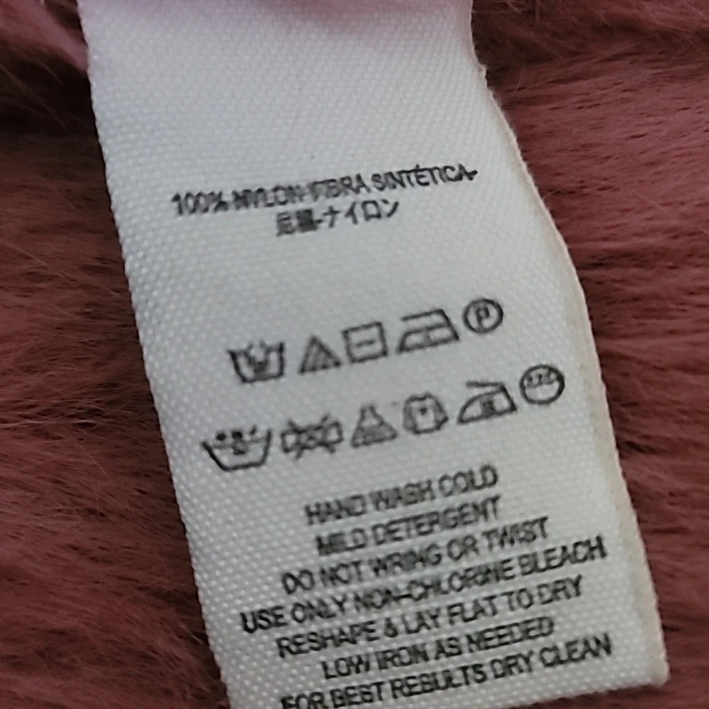 🐰 Free People Fuzzy Open Front Cardigan - Pink - Picture 12 of 15